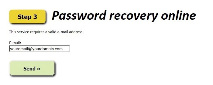 Адрес электронной почты для удаления паролей ppt