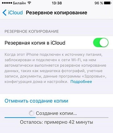 резервное копирование
