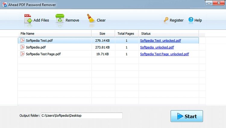 средство для удаления паролей pdf ahead
