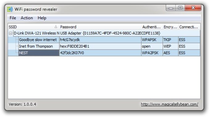 посмотреть пароль wifi windows password revealer